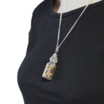 Bottled Gemstones Necklace - Tiger Eye - Image 3