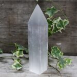 Selenite Pencil Point Tower - 20 cm - Image 2