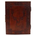 Leather Stag Notebook (6x8") - Image 4