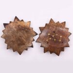 Engraved and Brass Zodiac Sign Incense Burner - Sun - Image 3