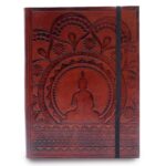 Medium Notebook with strap - Tibetan Mandala - Image 2