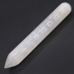 Selenite Wand - 16 cm (Point one End) 7 Chakra - Image 2
