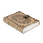 Leather Blue Mandala Notebook (7x5") - Image 2