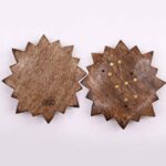 Engraved and Brass Zodiac Sign Incense Burner - Sun - Image 5