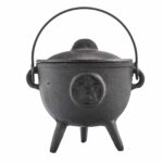 Cast Iron Cauldron with Pentagon 11x13cm