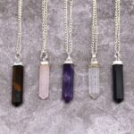 Gemstone Classic Point Pendant - Rose Quartz - Image 3
