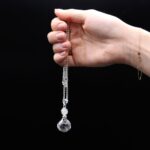 Gemstone Healing Hands Pendant - Rock Quartz - Image 3