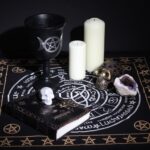 Esoteric Fringed Altar Cloth -  Life Death Rebirth - Image 2