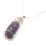 Bottled Gemstones Necklace - Amethyst - Image 5