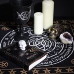 Esoteric Fringed Altar Cloth -  Life Death Rebirth - Image 4