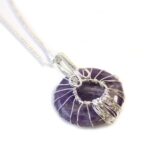 Tree of Life Gemstone Necklace - Amethyst - Image 4
