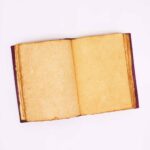 Heafty Red Tan Book - Zinc Hamsa Decor - 200 Deckle Edges Pages - 26x18cm - Image 3