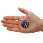 Tree of Life Gemstone Necklace - Amethyst - Image 5