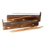 Mango Wood Incense Box - Assorted - Image 2