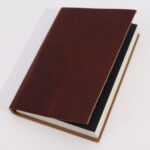 Med Dark Tan Daily Note Book - 100 Lined Pages - 18x13cm - Image 2