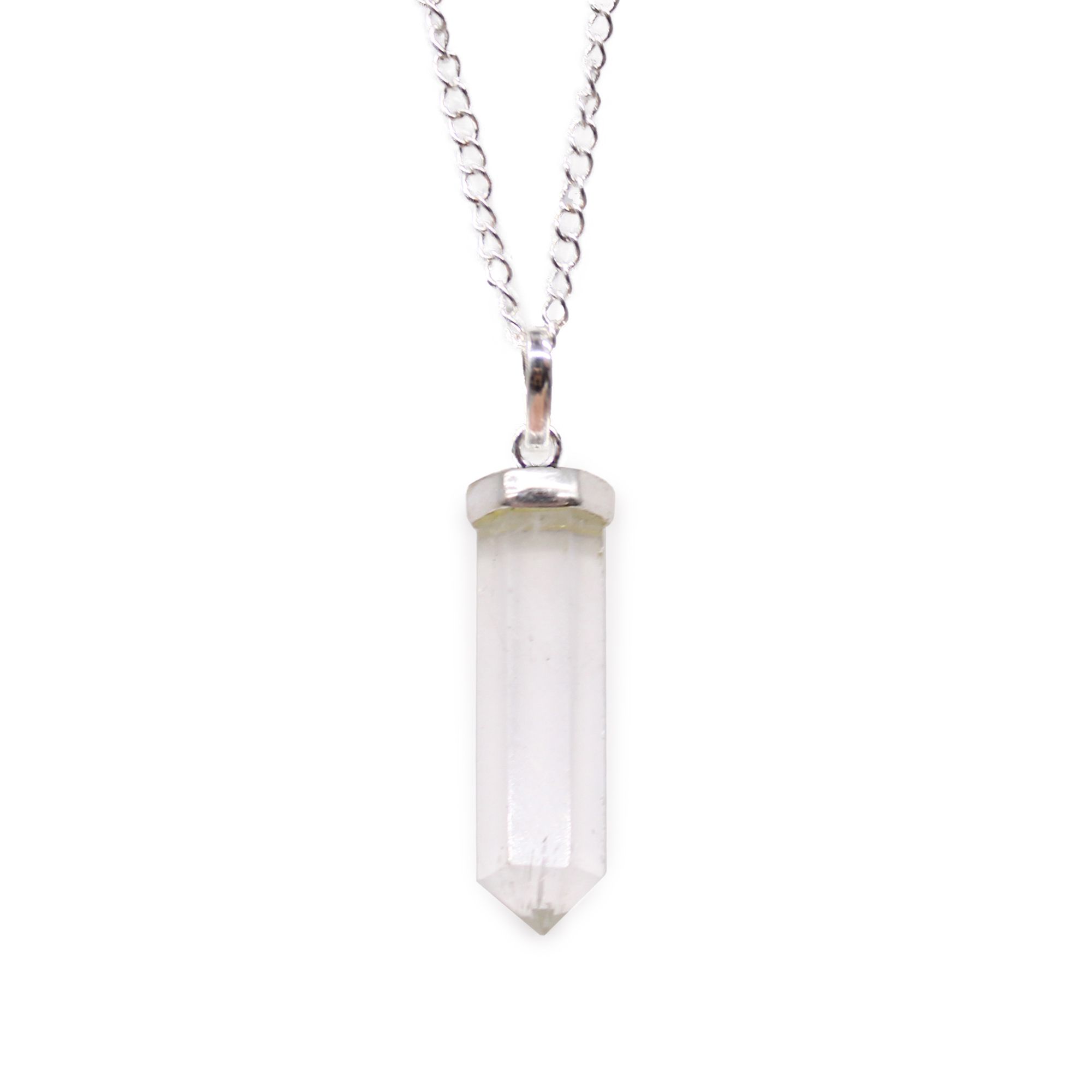 bG9jYWw6Ly9tZWRpYS8xRy9KQy82MFIzMEMxRzZSUktKQzFHL2FiY2U0MzkwLmpwZWc-2.jpg Gemstone Classic Point Pendant - Rock Quartz - Image 1