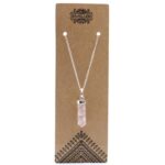 Gemstone Classic Point Pendant - Rose Quartz - Image 2