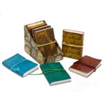 Mini Assorted Leather Notebook (4x3") - 1 piece - Image 3