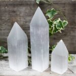 Selenite Pencil Point Tower - 20 cm - Image 4