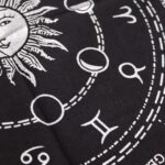 Esoteric Fringed Altar Cloth - Horoscope - Image 2