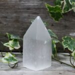 Selenite Pencil Point Tower - 10 cm - Image 4