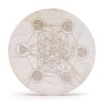 Large Charging Plate 18cm - Sacred Geometry - Image 2