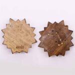 Engraved and Brass Zodiac Sign Incense Burner - Sun - Image 11