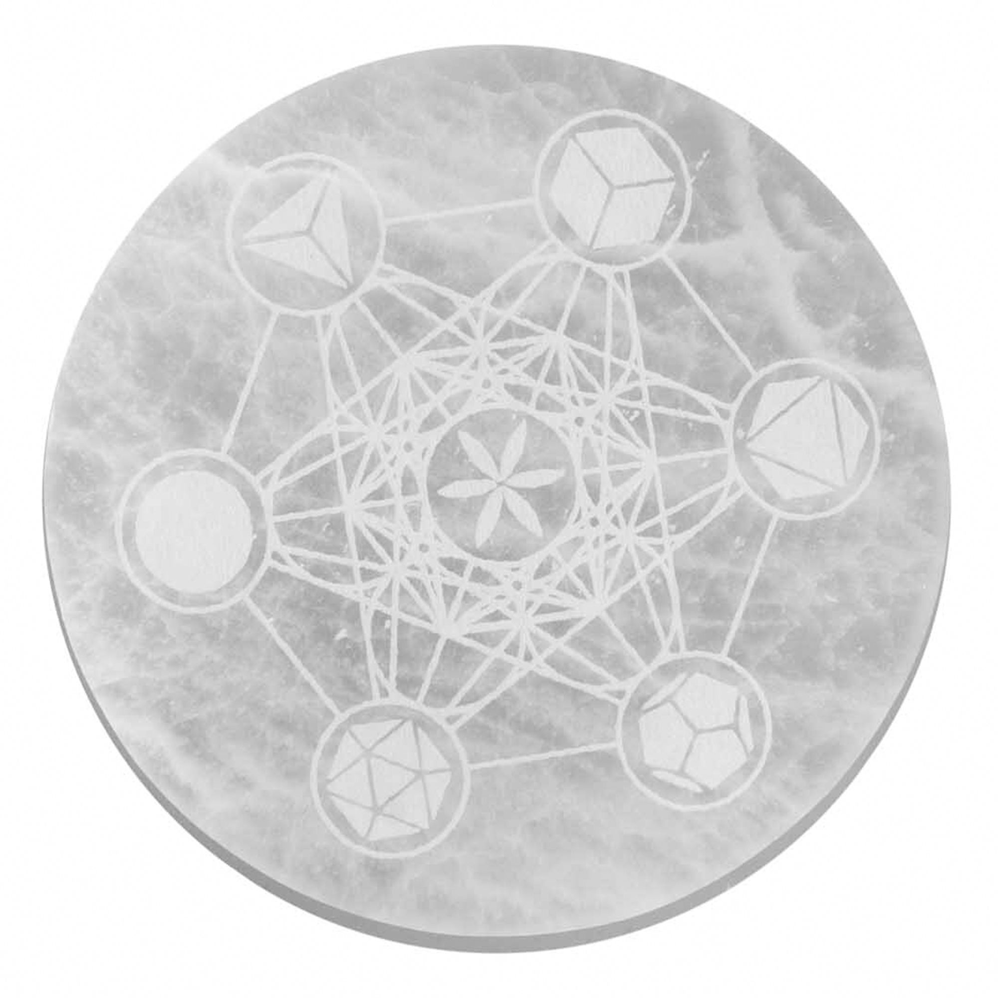 bG9jYWw6Ly9tZWRpYS8xTi9FRC82MFIzMEMxRzZSVEtFRDFOLzJiYWFjZDc1LmpwZWc-1.jpg Large Charging Plate 18cm - Sacred Geometry - Image 1