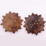 Engraved and Brass Zodiac Sign Incense Burner - Sun - Image 12