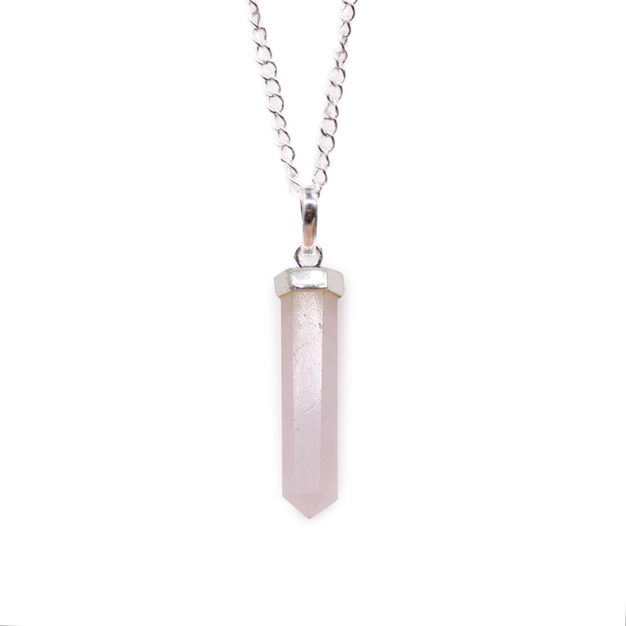bG9jYWw6Ly9tZWRpYS8xUC9KQy82MFIzMEMxRzZSUktKQzFQLzJiZGRhNjBiLmpwZWc-4.jpg Gemstone Classic Point Pendant - Rose Quartz - Image 1