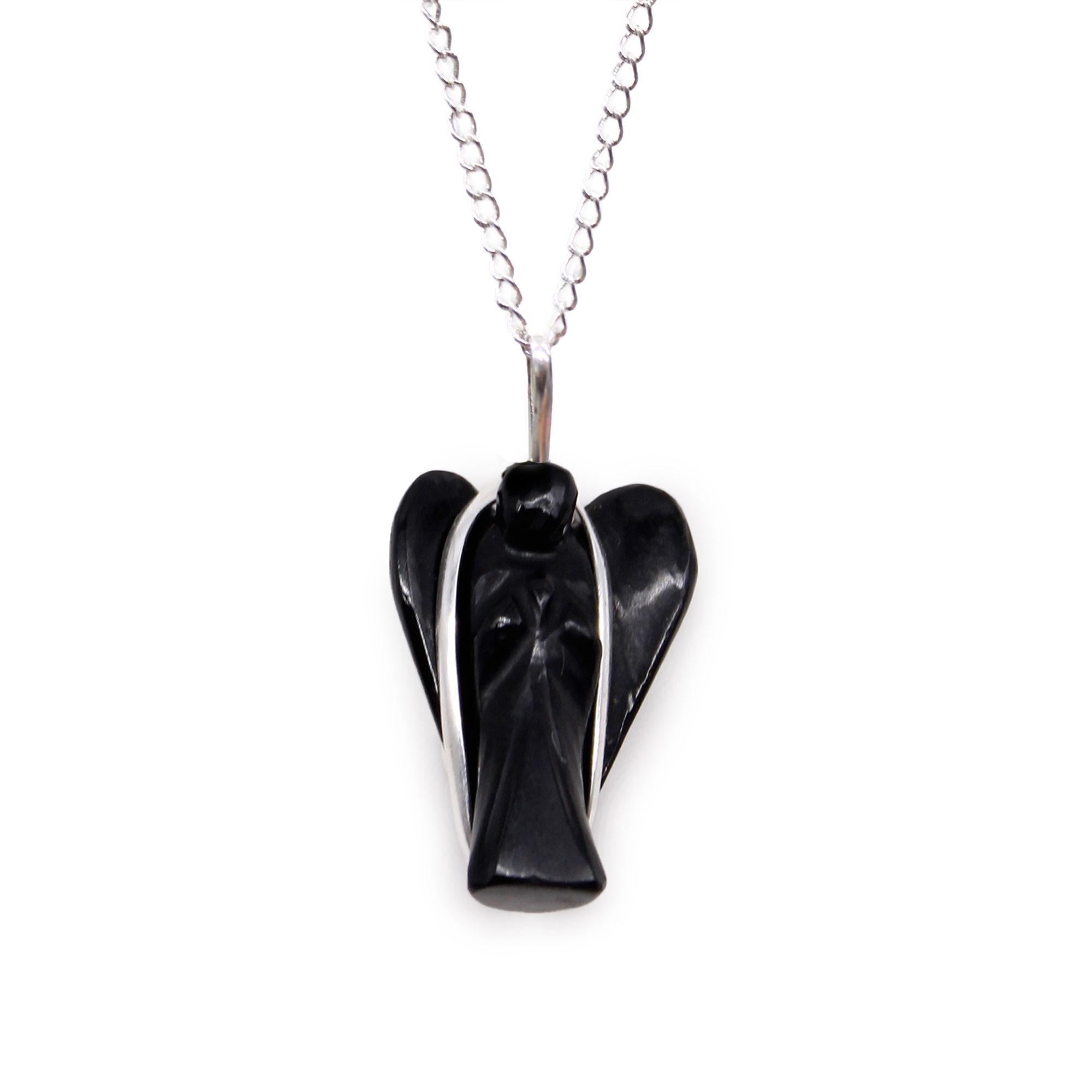bG9jYWw6Ly9tZWRpYS8xUS8wQy82MFIzMEMxRzZSUzMwQzFRLzY2MGVkOGJmLmpwZWc-3.jpg Gemstone Guardian Angel Pendant - Black Agate - Image 1