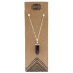 Gemstone Classic Point Pendant - Amethyst - Image 2