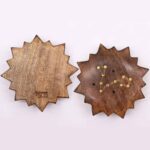 Engraved and Brass Zodiac Sign Incense Burner - Sun - Image 14