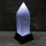 Selenite Pencil Point Tower - 15 cm - Image 2