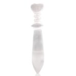 Selenite Lrg Ritual Knife - Spiral (25cm) - Image 2