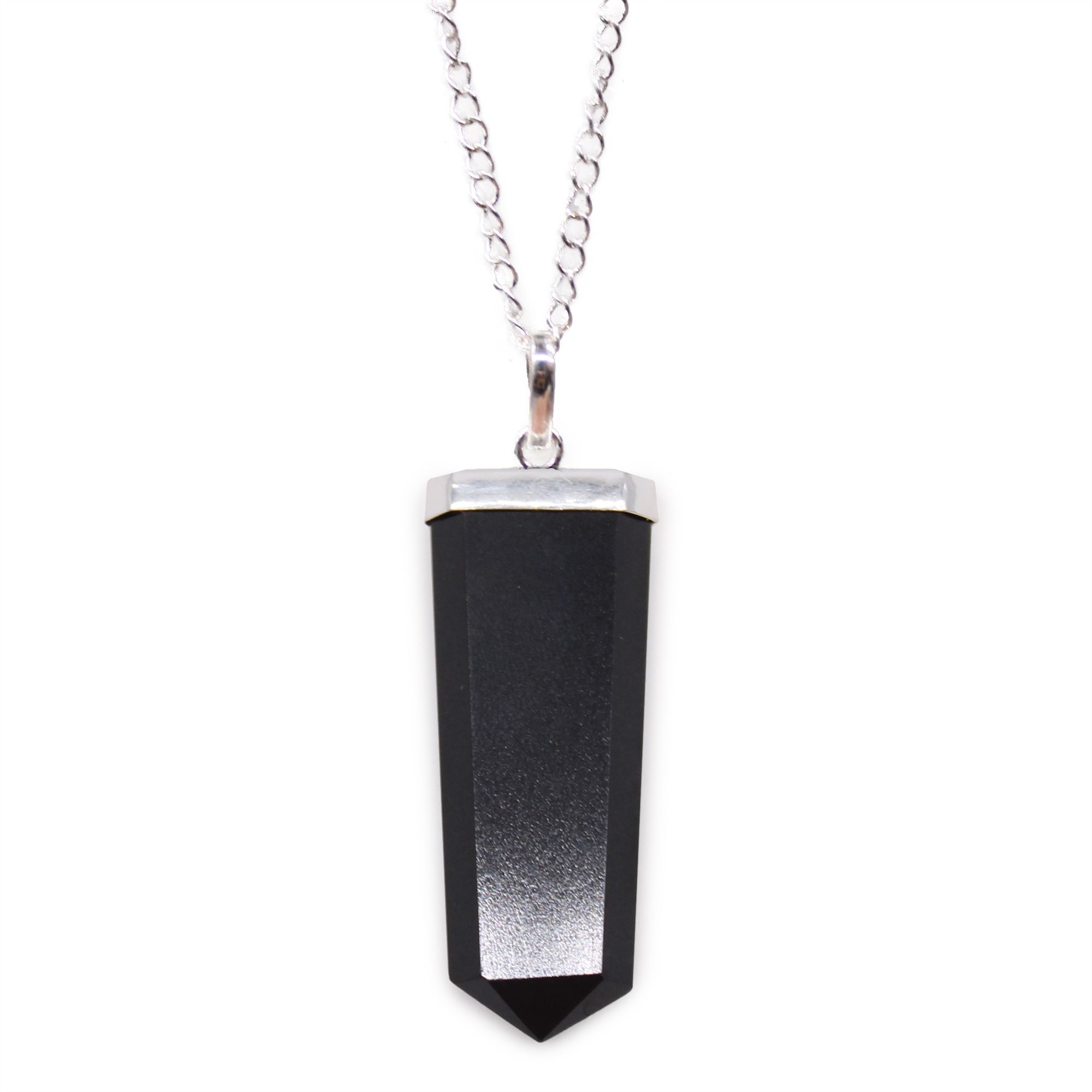 bG9jYWw6Ly9tZWRpYS8xUi9KRC82MFIzMEMxRzZSUktKRDFSLzgzY2RhMDQ1LmpwZWc-4.jpg Gemstone Flat Pencil Pendant - Black Agate - Image 1
