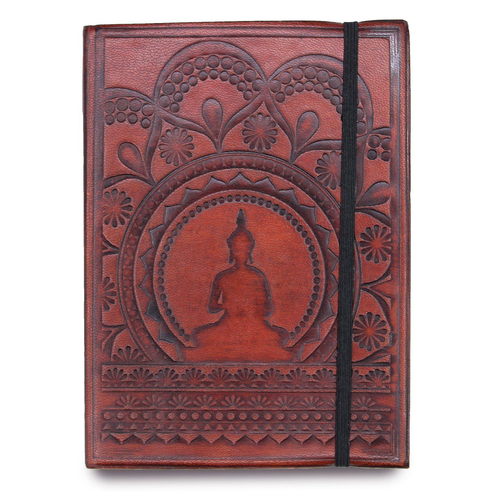 bG9jYWw6Ly9tZWRpYS8xUy8yQy82MFIzMEMxRzZSVDMyQzFTLzVhMGIyODQ1LmpwZWc-3.jpg Small Notebook with strap - Tibetan Mandala - Image 1