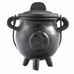 Cast Iron Cauldron with Pentagon 6.5x13cm - Image 3