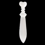 Selenite Lrg Ritual Knife - Spiral (25cm) - Image 3