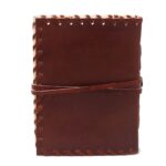 Leather Book of Thoughts with Wrap Notebook (6x4") - Image 5