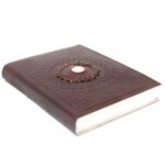 Leather Moonstone Notebook (7x5") - Image 3