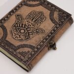 Hamsa - Esoteric Notebook - Antique Grey - 200 pages  Stich Edge- 17.5x12.5x3cm - Image 2