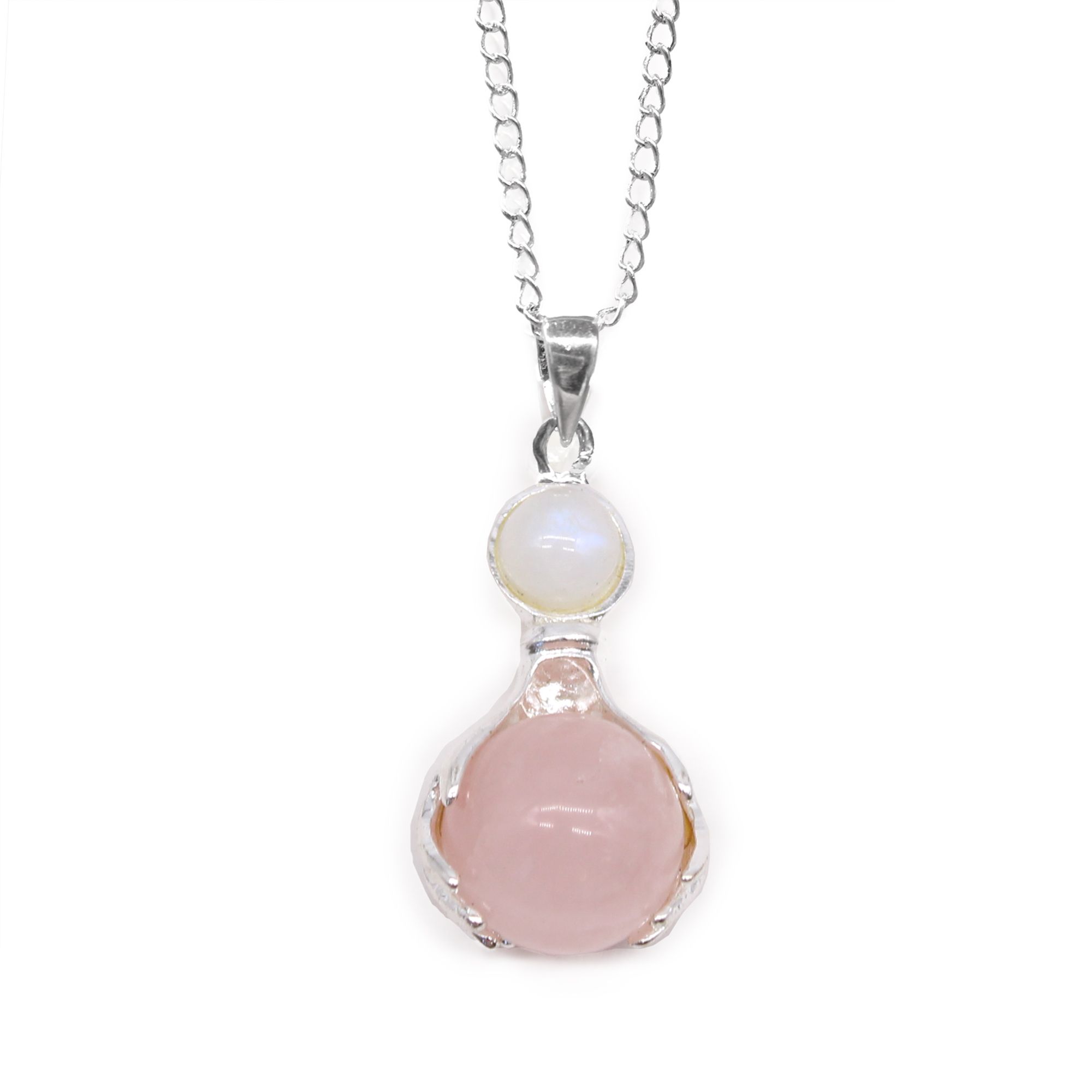 bG9jYWw6Ly9tZWRpYS9ISC9KRC82MFIzMEMxRzZSUktKREhILzlhY2ExOTlkLmpwZWc-3.jpg Gemstone Healing Hands Pendant - Rose Quartz - Image 1