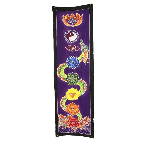 bG9jYWw6Ly9tZWRpYS9ISi9HRC82MFIzMEMxRzZDVktHREhKL2IyODM1MjNlLmpwZWc-2.jpg Chakra Drop Banner - Dragon 175x53cm - Image 1