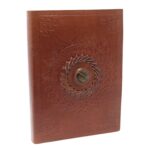 Leather Tigereye Notebook (7x5") - Image 2