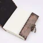 Brown Tan Book - Evil Eye Decor - 160 Deckle Edges Pages - 20x15cm - Image 3