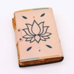 Leather Seven Chakra Colours Deckle-edge Notebook - Image 2