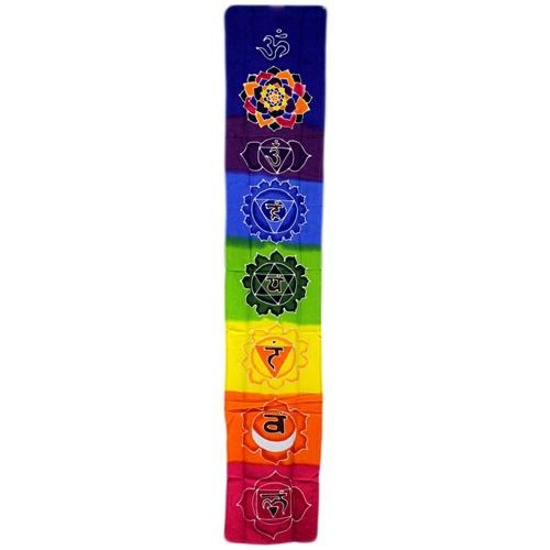 bG9jYWw6Ly9tZWRpYS9IUS82RC82MFIzMEMxRzZDVjM2REhRL2VmYzgwMzRkLmpwZWc-1.jpg Chakra Drop Banner - Rainbow 183x35cm - Image 1