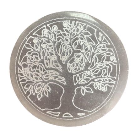 bG9jYWw6Ly9tZWRpYS9IUS9FQy82MFIzMEMxRzZSVEtFQ0hRLzNkNmFkMzI2LmpwZWc-2.jpg Small Charging Plate 8cm - Tree of Life - Image 1