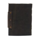 Leather Black Confessions with Lock Notebook (7x5") - Image 6